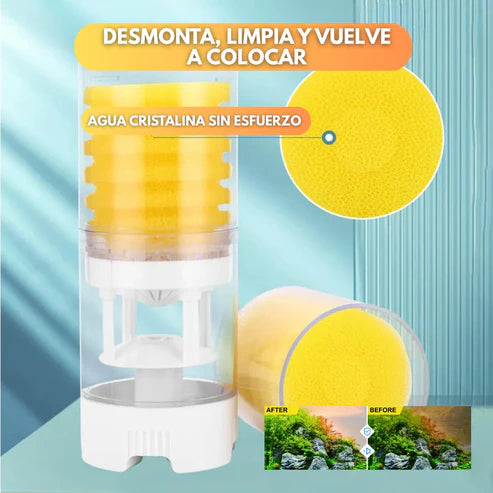 Filtro Eléctrico Silencioso para Acuario